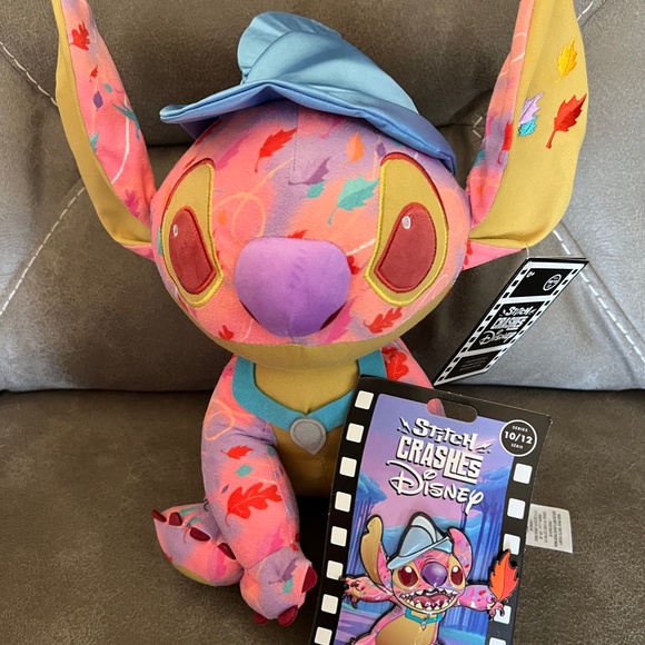 Disney Other - Stitch Crashes Disney Plush & PIN Pocahontas 12'' Limited Release NEW